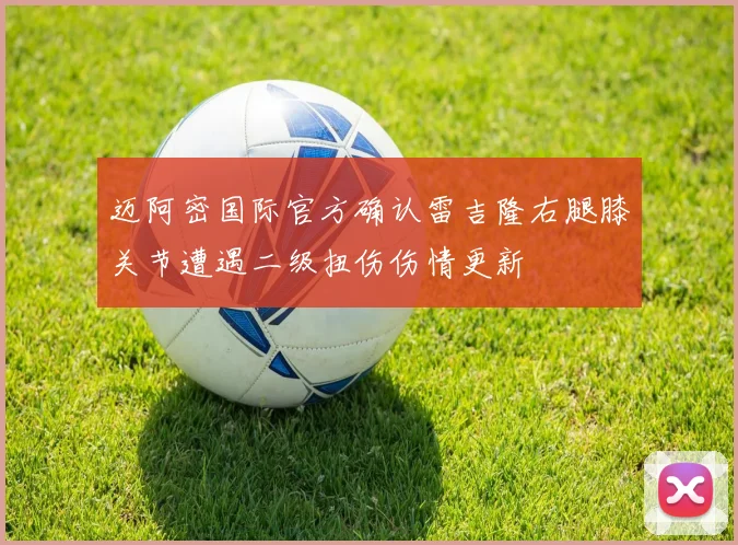 迈阿密国际官方确认雷吉隆右腿膝关节遭遇二级扭伤伤情更新